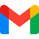 Gmail logo with red and yellow M design.