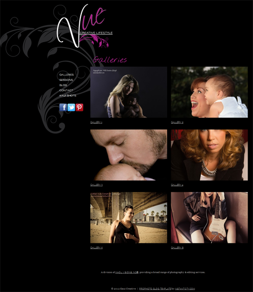 Photography portfolio showcasing diverse portraits.