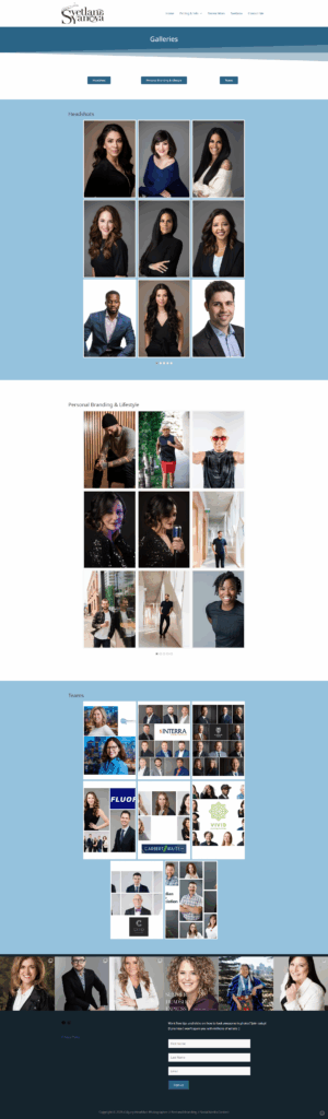 Professional headshots, branding, and team photography services.
