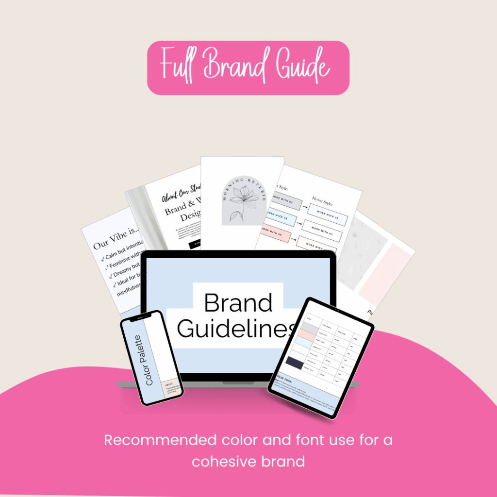 Brand guidelines and design templates for cohesive branding.