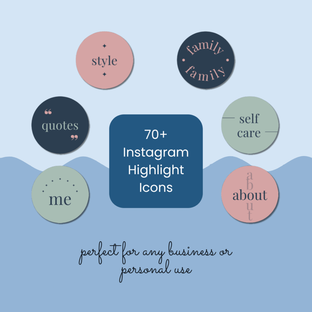 Instagram Highlight Icons for business and personal use.