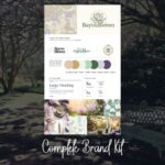 BayouBloom branding kit with logos, colors, fonts.