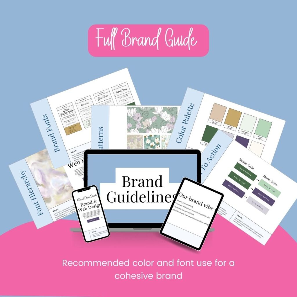 Comprehensive brand guidelines for cohesive design.