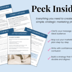 Strategic marketing plan creation guide and checklist.