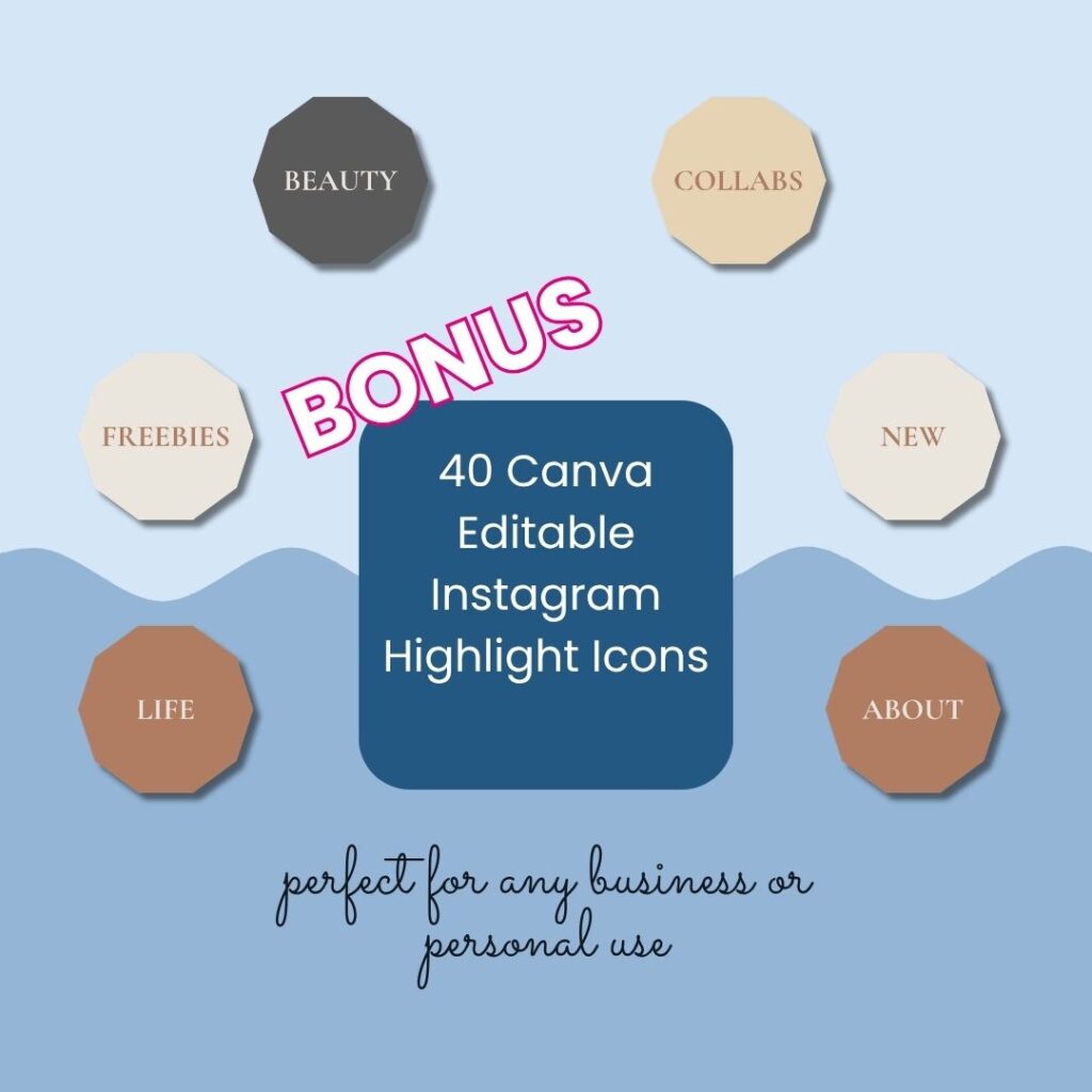 Instagram highlight icons promotion